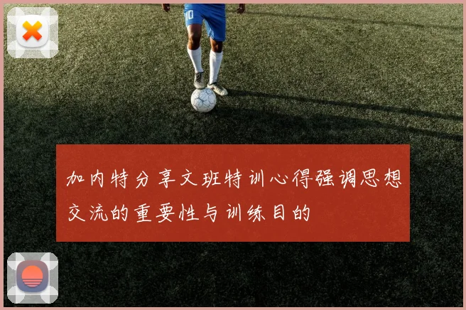 加内特分享文班特训心得强调思想交流的重要性与训练目的